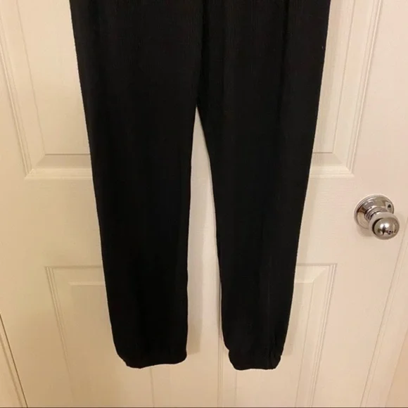 rag & bone Rib Knit Joggers in Black Size S - Picture 6 of 12